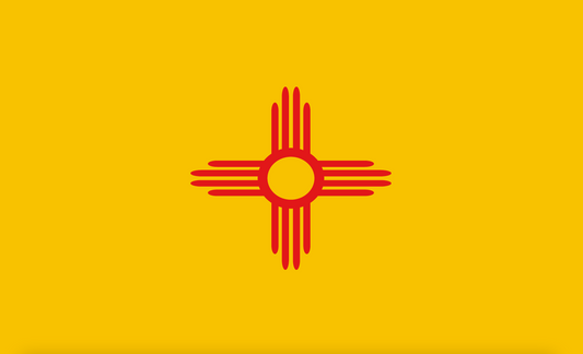 New Mexico flagge,USA, Nationalflaggen