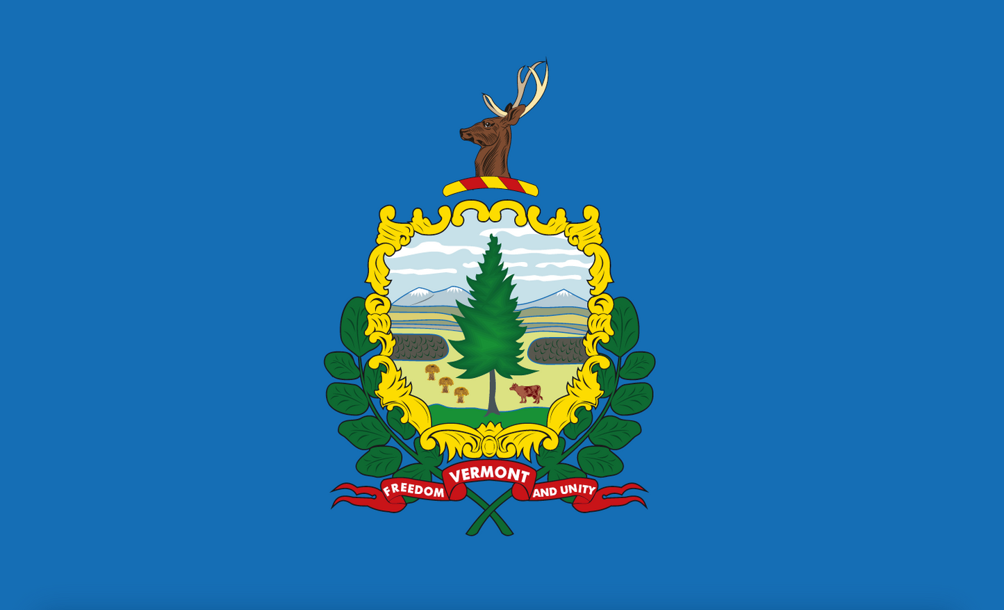 Vermontflagge,USA, Nationalflaggen