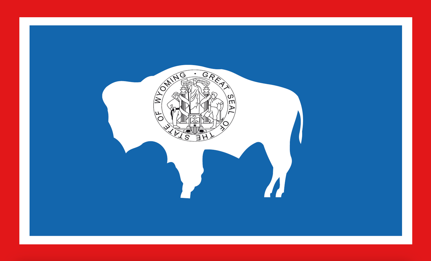 Wyomingflagge,USA, Nationalflaggen