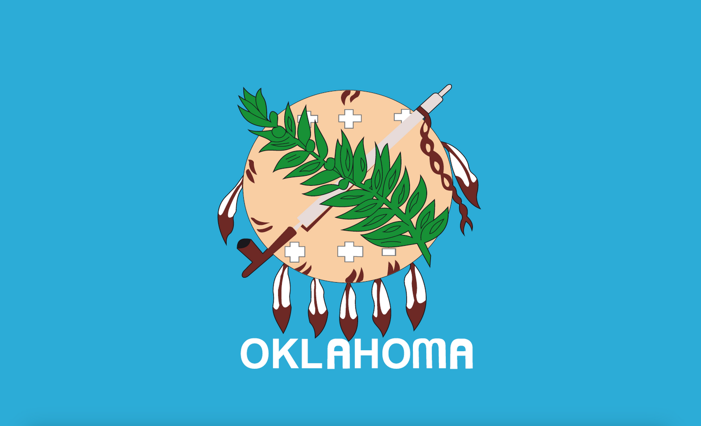 Oklahomaflagge,USA, Nationalflaggen