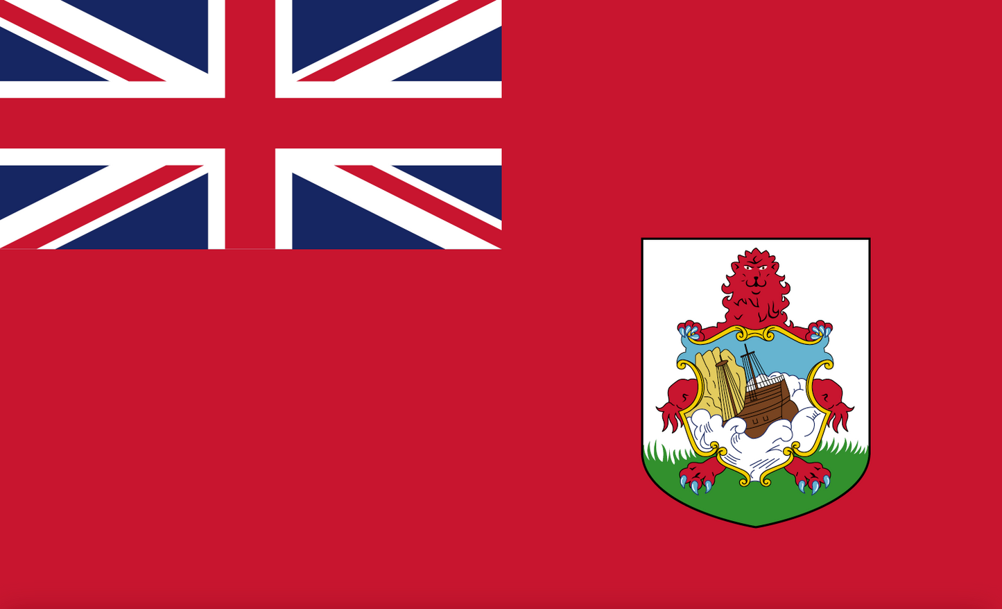 Bermuda (Red Ensign) - Handelsflagge (Boots und Yachtflagge)