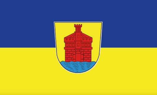 Meersburg-Flagge, Baden Württemberg, Bundesländerflaggen, Städteflaggen, Gemeindeflaggenlagge