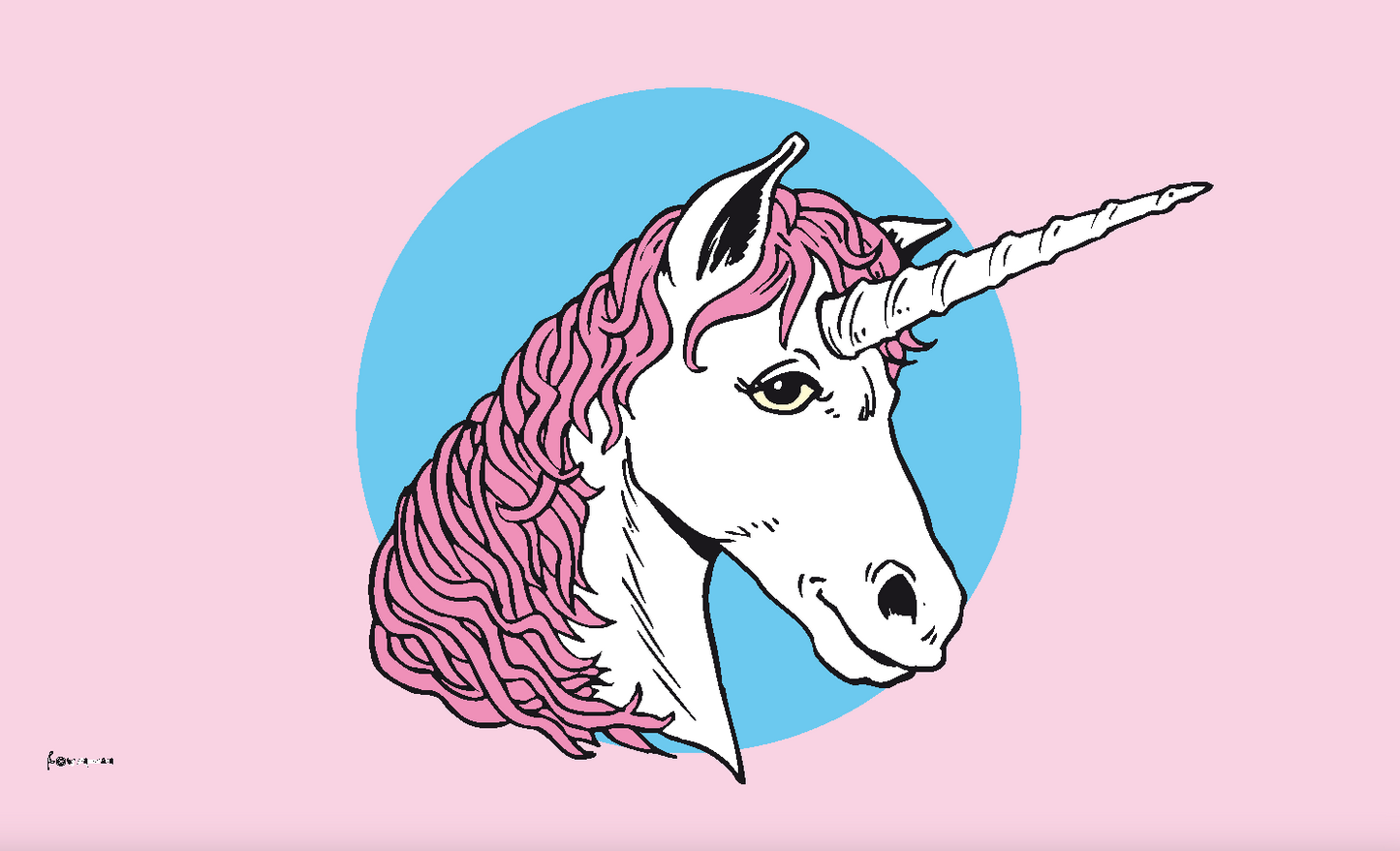 Einhorn-Flagge,Rosa, Pferde, Spassfahnen, Fantasiefahnen, Kinderfahnen