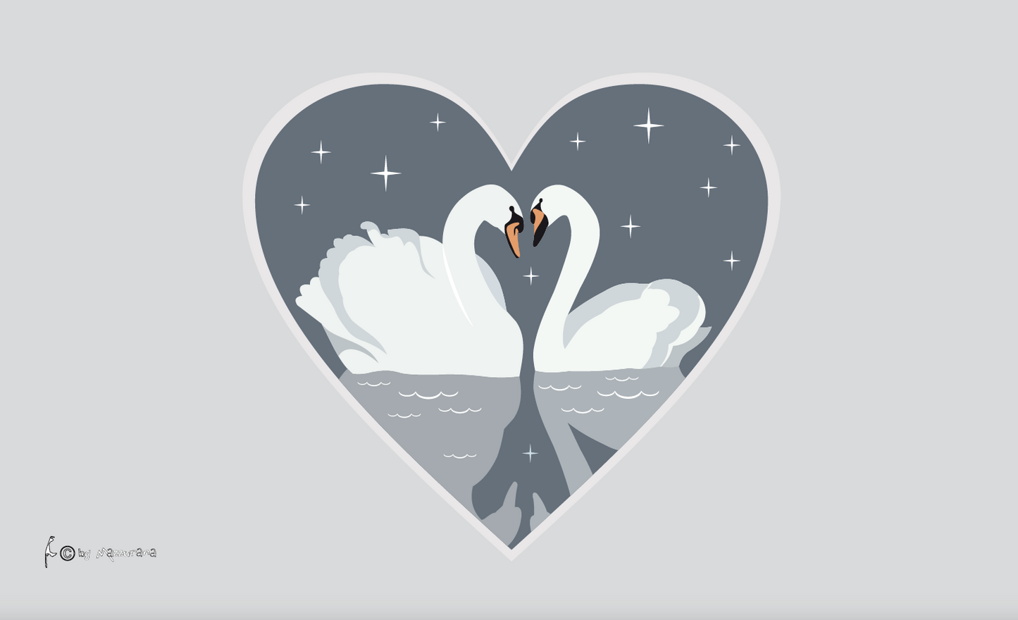 Love -Schwähne-Flagge, Liebe, Hochzeit, Partnerschaft