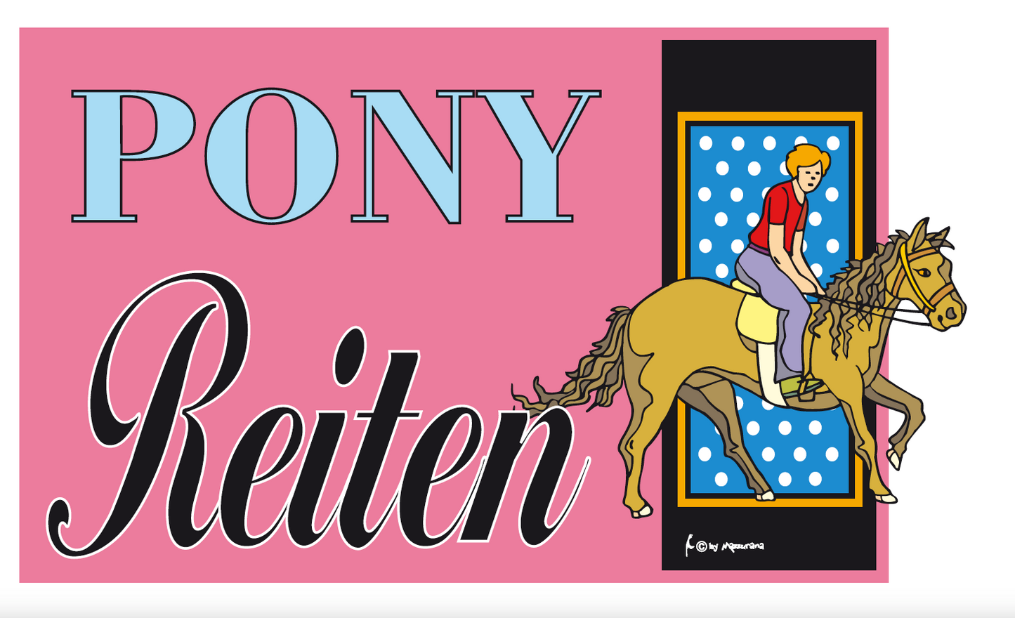 Pony Riding Flag 2, Sales, Marketing &amp; Advertising Flags