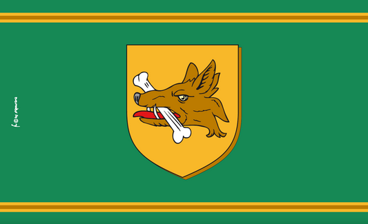 Wolf Wappen Jägerflagge