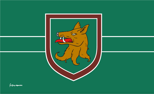 Wolfskopf 2 Jägerflagge