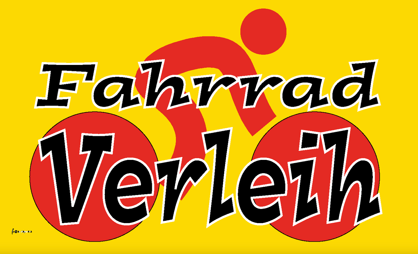 Fahrrad Verleih-Flagge, Verkauf, Werbung, Marketingflaggen