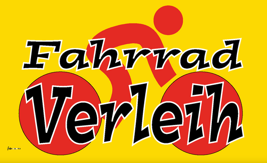 Fahrrad Verleih-Flagge, Verkauf, Werbung, Marketingflaggen