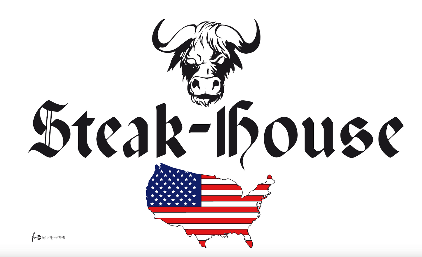 Steak-House-Flagge 2,Gastronomieflaggen, Hotel, Café, Restaurant