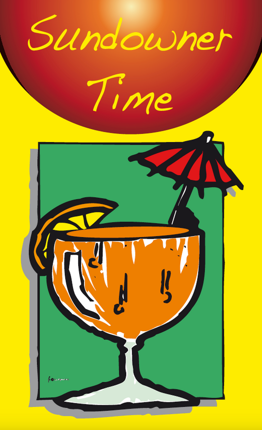 Sundowner-Flagge,Gastronomieflaggen, Hotel, Café, Restaurant