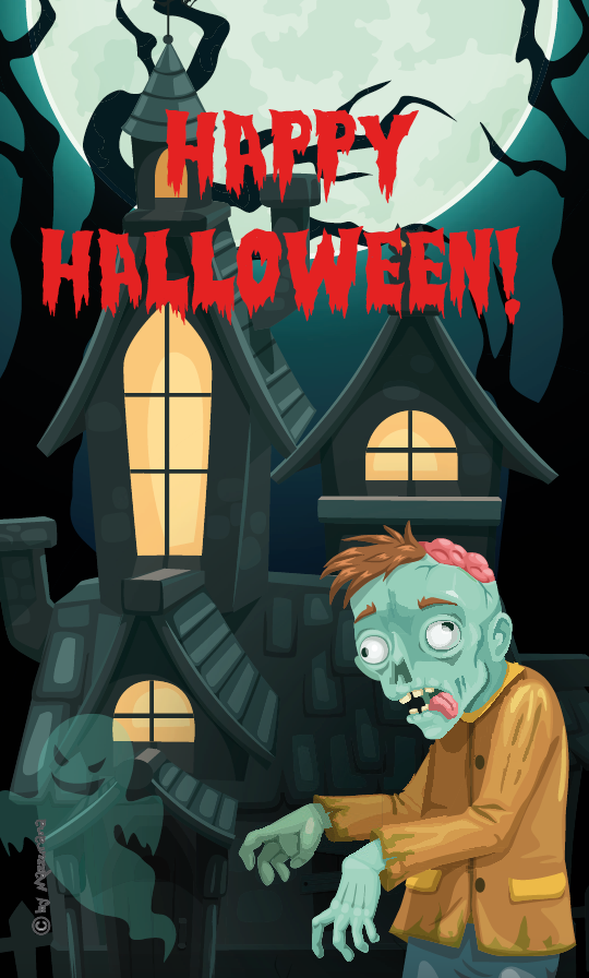 Happy Halloween Flagge 3, Halloween Fahne, Halloween Flagge