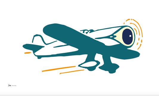 Propeller-Flugzeug-Flagge,Fliegerei-Flaggen, Flieger-Flaggen,Pilotenflaggen