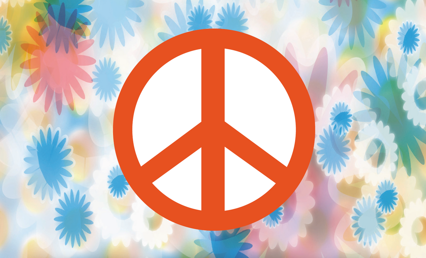 Peace Flagge - Bunt 2, Weltfrieden, Peace Fahne, Peace