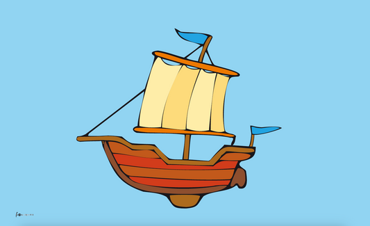 Kids Boat-Flagge, Spassfahnen, Fantasiefahnen, Kinderfahnen