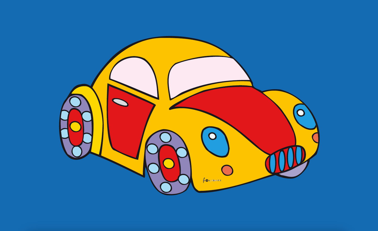 Kid Cars-Flagge, Spassfahnen, Fantasiefahnen, Kinderfahnen