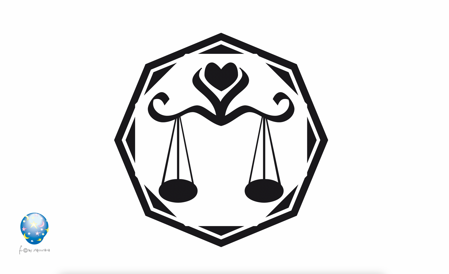 Waage Sternzeichen-Flagge,Sternendeuter,Astrologie