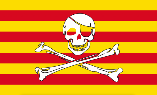 Katalane Totenkopf, Piratenflagge