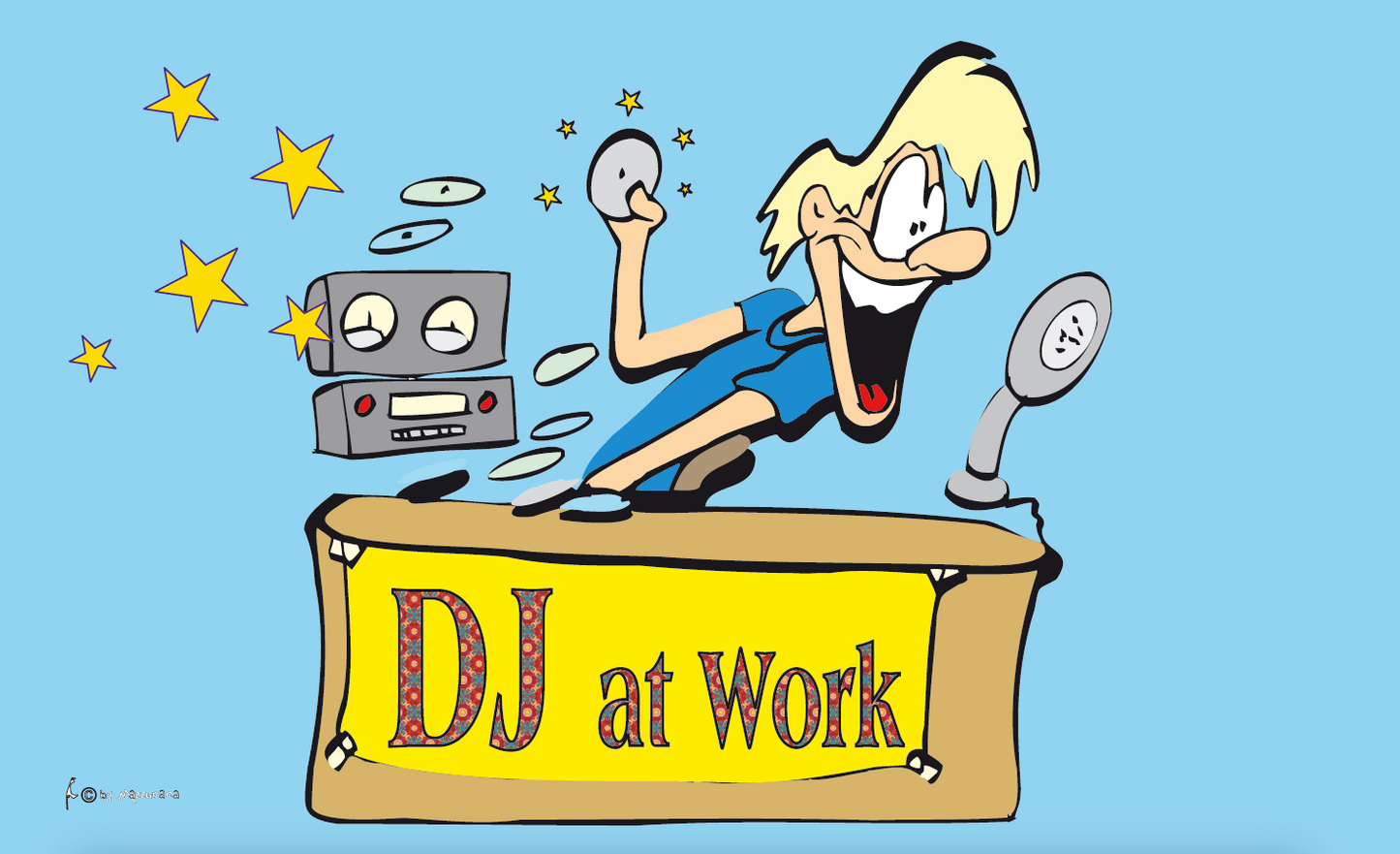DJ at Work-Flagge, Entertainment-Flagge