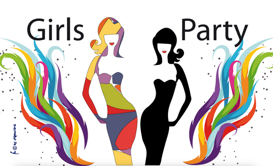 Girls Party, Partyflagge, Partyfahne