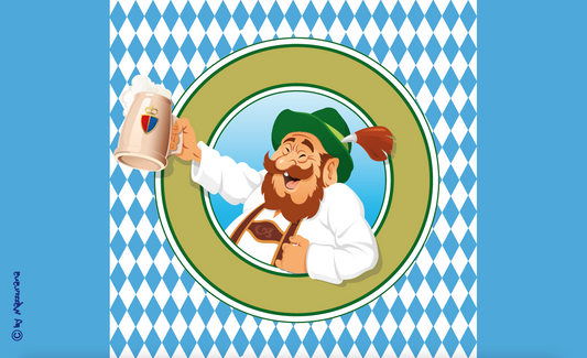 Oktoberfest, Bierflagge, München, Bier