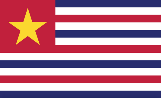 Louisiana Flagge 1861 – Historische Flagge der Konföderation