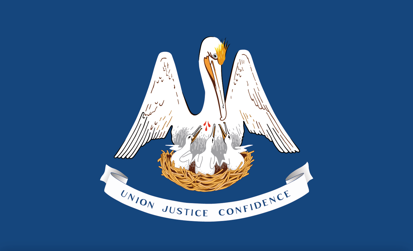 Louisiana 1861 flag, USA, national flags
