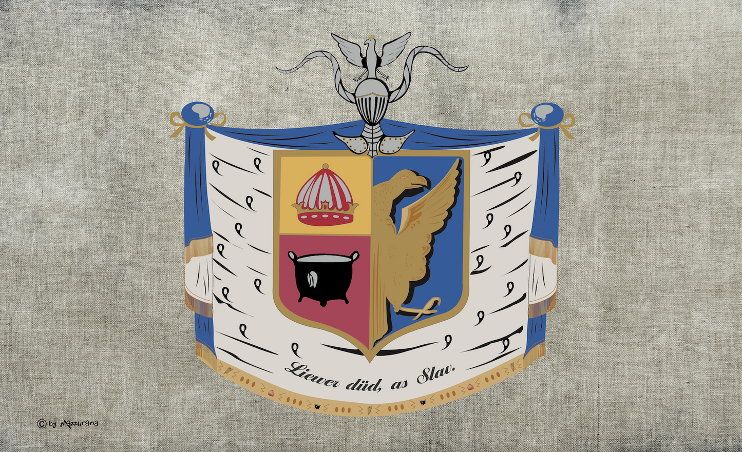 Liewer düd as Slav 1844 Flagge - Ein Stück Landesgeschichte neu interpretiert