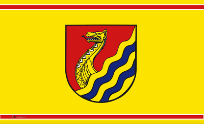 Wenningstedt-Braderup Sylt flag – Nordic strength and wave power