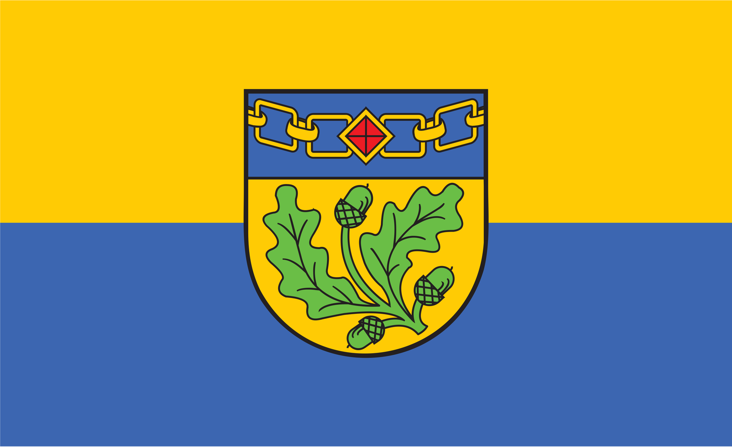 Birkenfeld Flagge Baden Württemberg