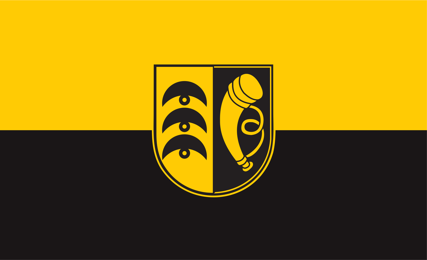 Blaustein Flagge Baden Württemberg