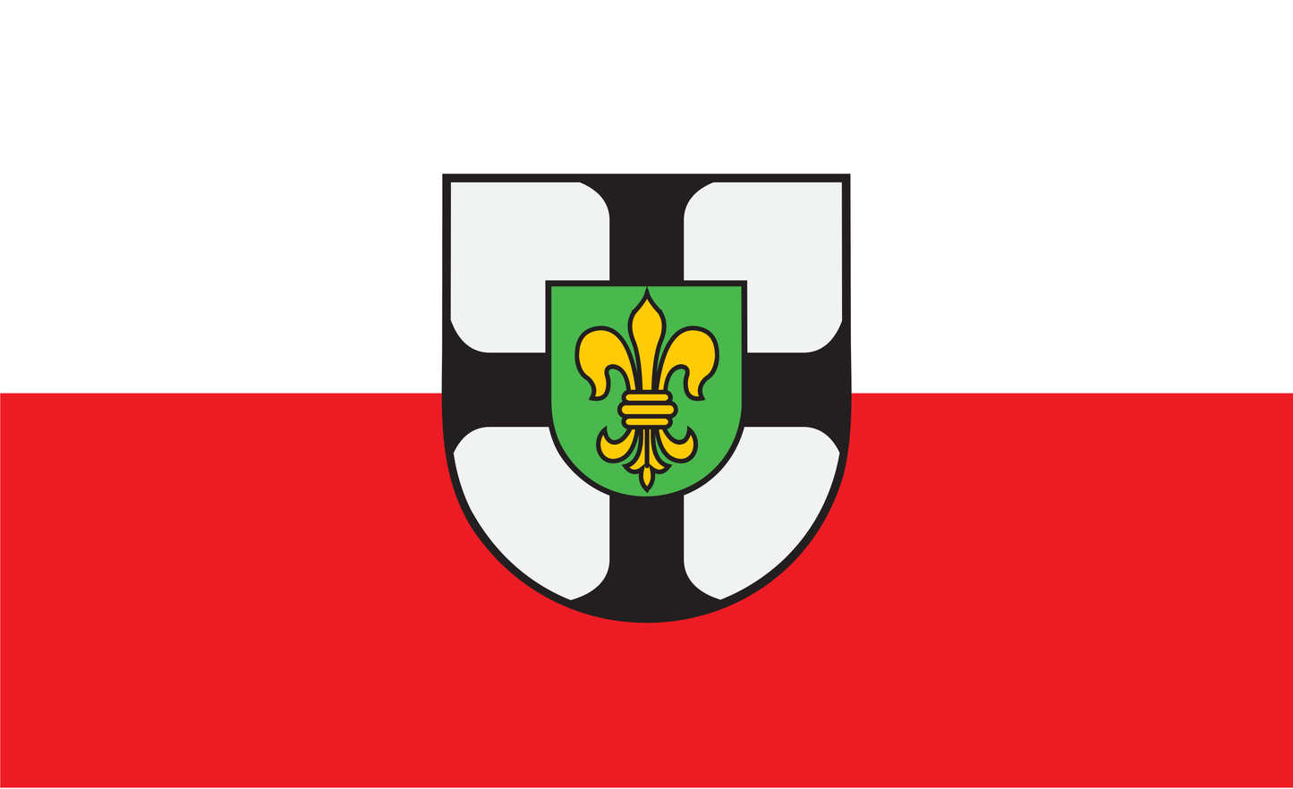 Champ de fleurs, drapeau du Bade-Wurtemberg