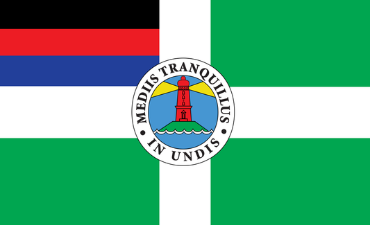 Borkumflagge, Deutsche Inselnflagge, Deutschland, Bundesländerflaggen, Gemeindeflaggenlagge