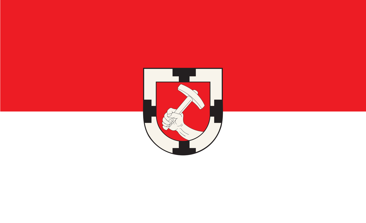 Bottrop Flagge, Nordrhein Westfalen