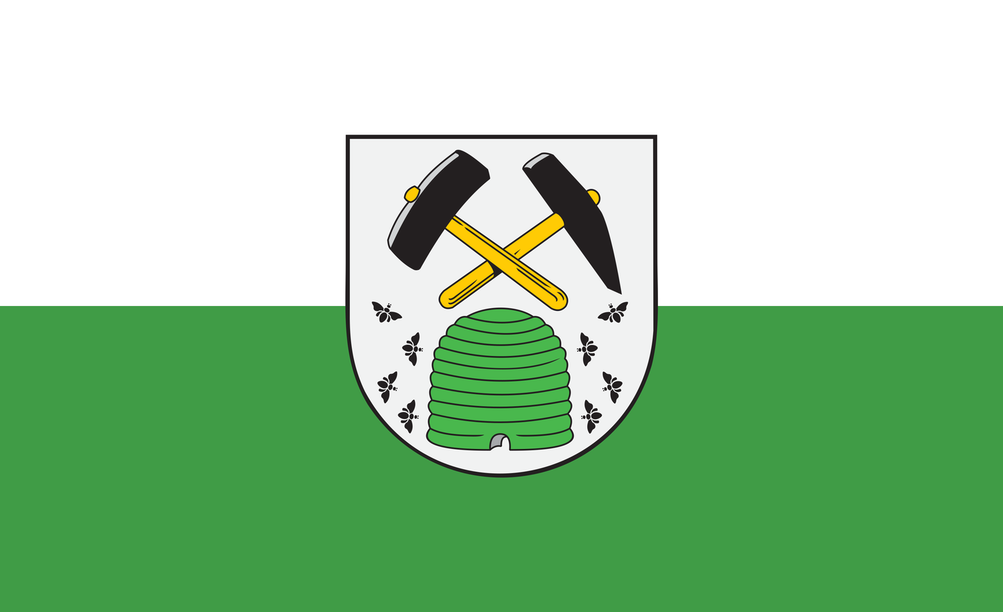 Brand Erbisdorf Flag, Saxony