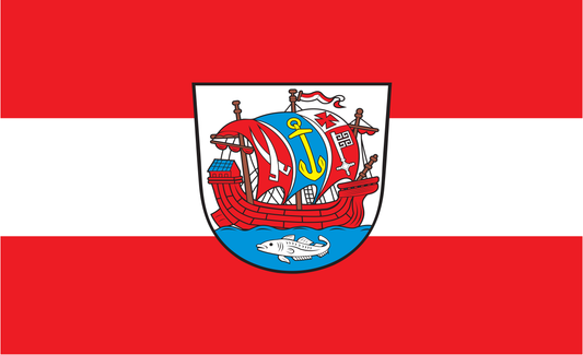 Bremerhaven flag, Bremen, Germany, state flags, municipal flags