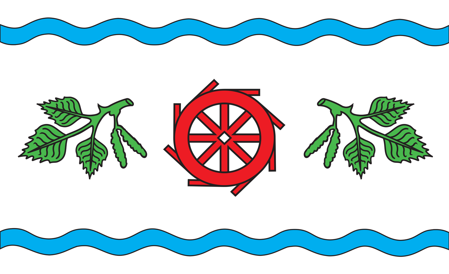 Brickeln Flagge, Brickeln Fahne, Schleswig-Holstein