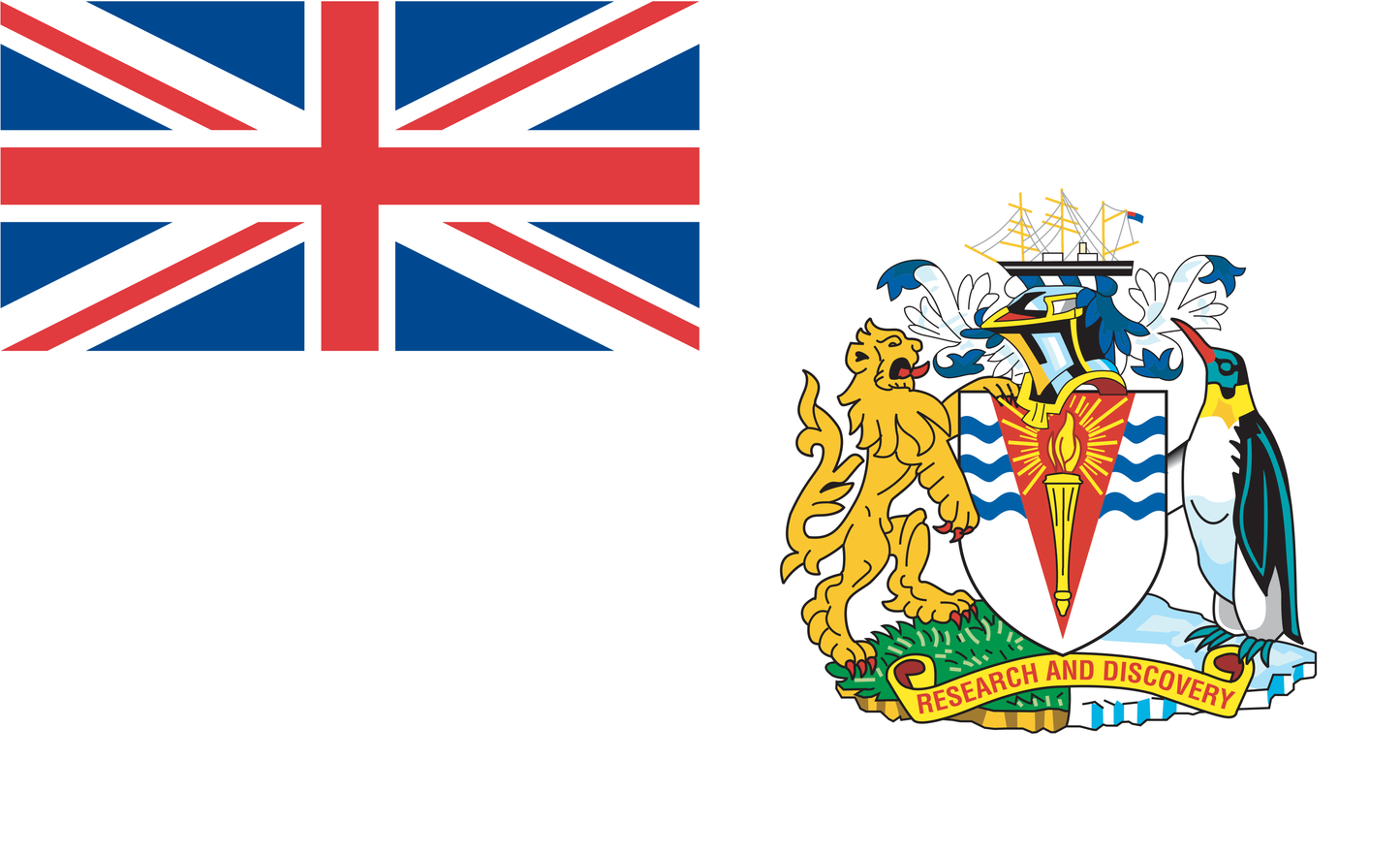 Britantarctic Territory-Flagge, GB, Großbitanienflagge, Nationalfahnen