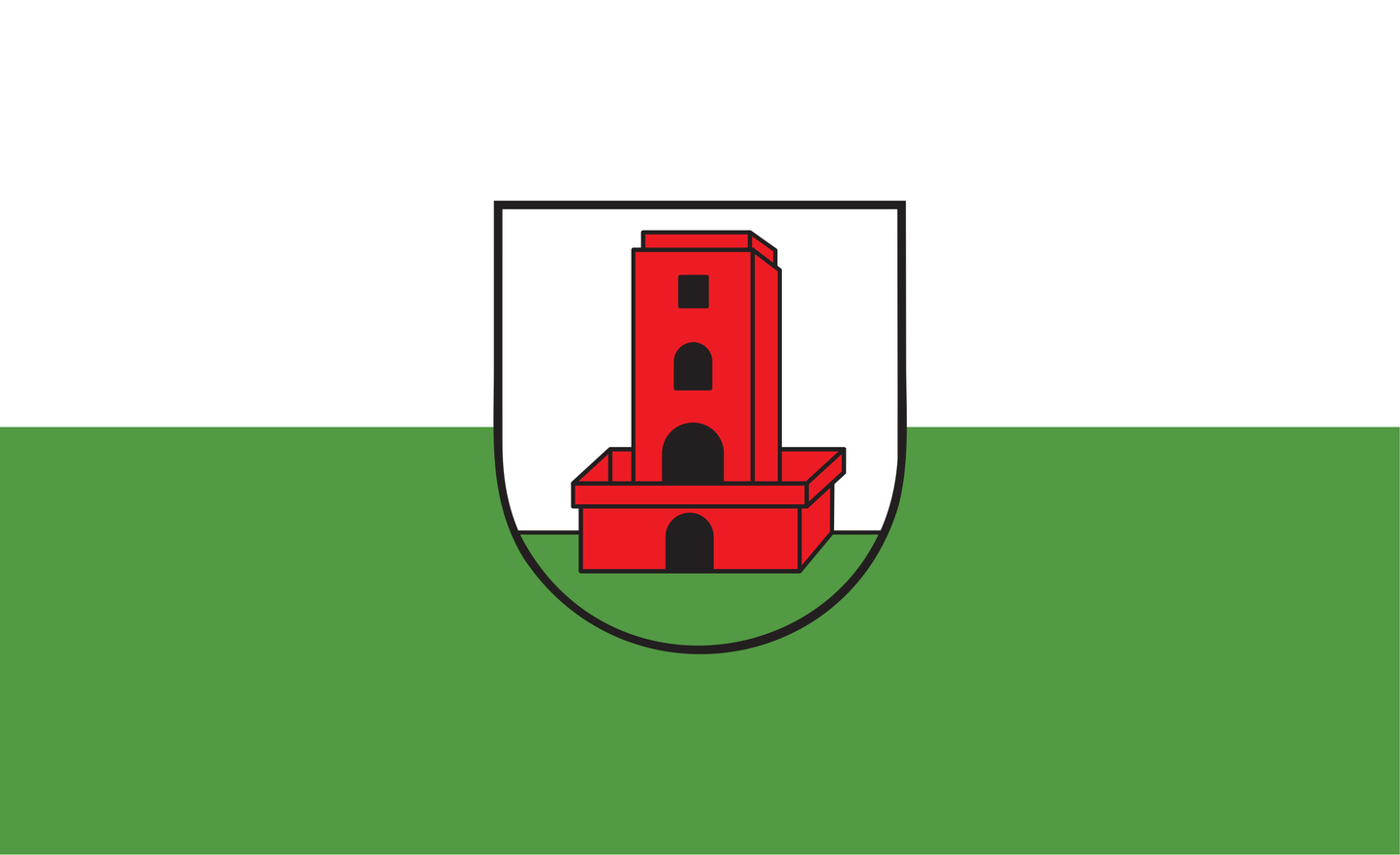 Drapeau Buchheim du Bade-Wurtemberg