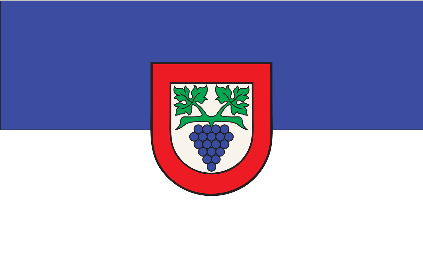 Büsingen Hochrhein Flagge Baden Württemberg