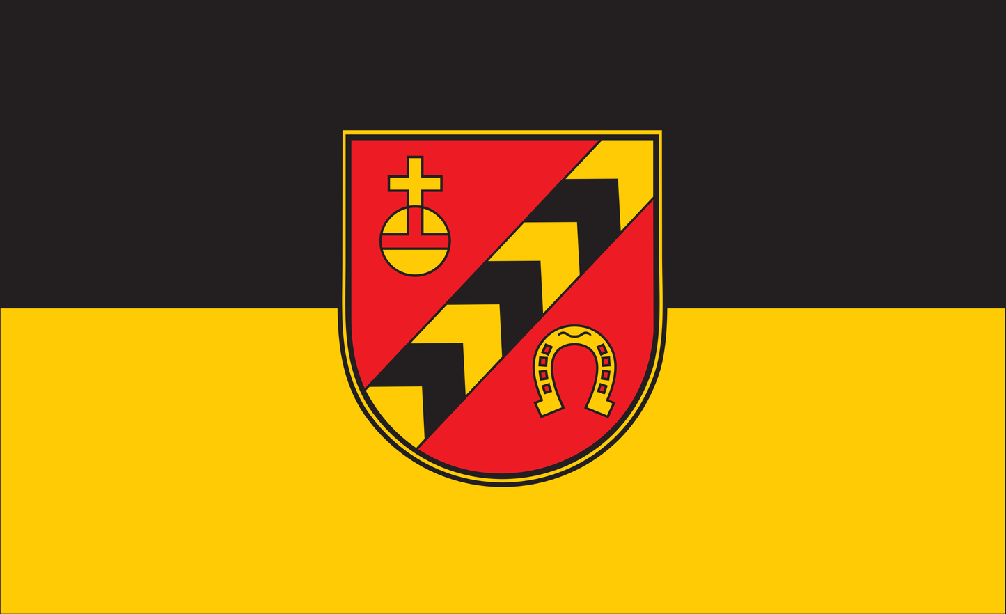 Buggingen Flagge Baden Württemberg