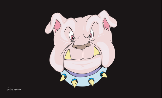 Bulldogge-Flagge,freundlich,Hundezüchter-Flaggen,Sportflaggen, Vereinsfahnen