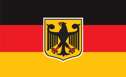 Bundesdienstflagge – Deutschlandflagge mit Bundesadler