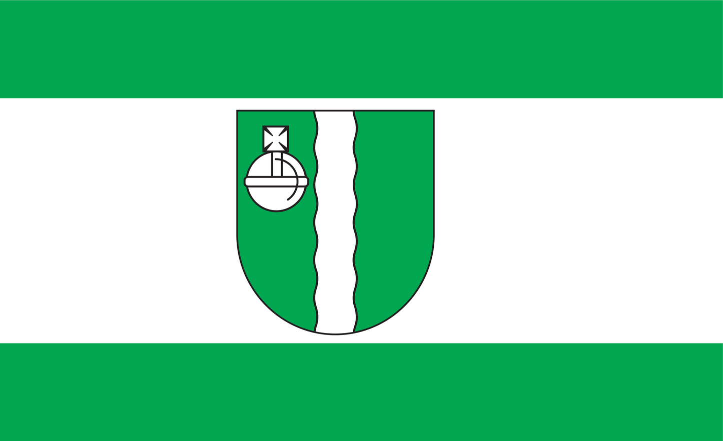 Drapeau de Calbrecht Basse-Saxe