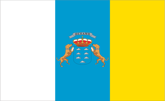 Canarische Inseln, Spanien, Nationalflaggen, Nationalfahnen