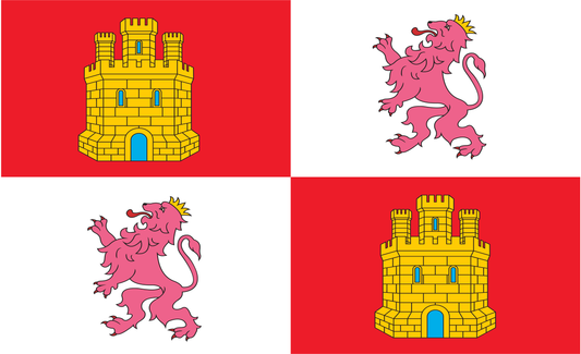 Castillayleonflagge, Spanien, Nationalflaggen, Nationalfahnen