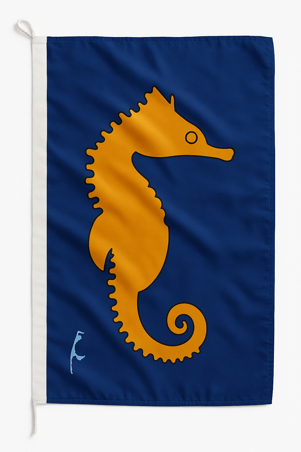 Seepferdchen-Flagge Sylt – Maritime Eleganz trifft Nordsee-Charme