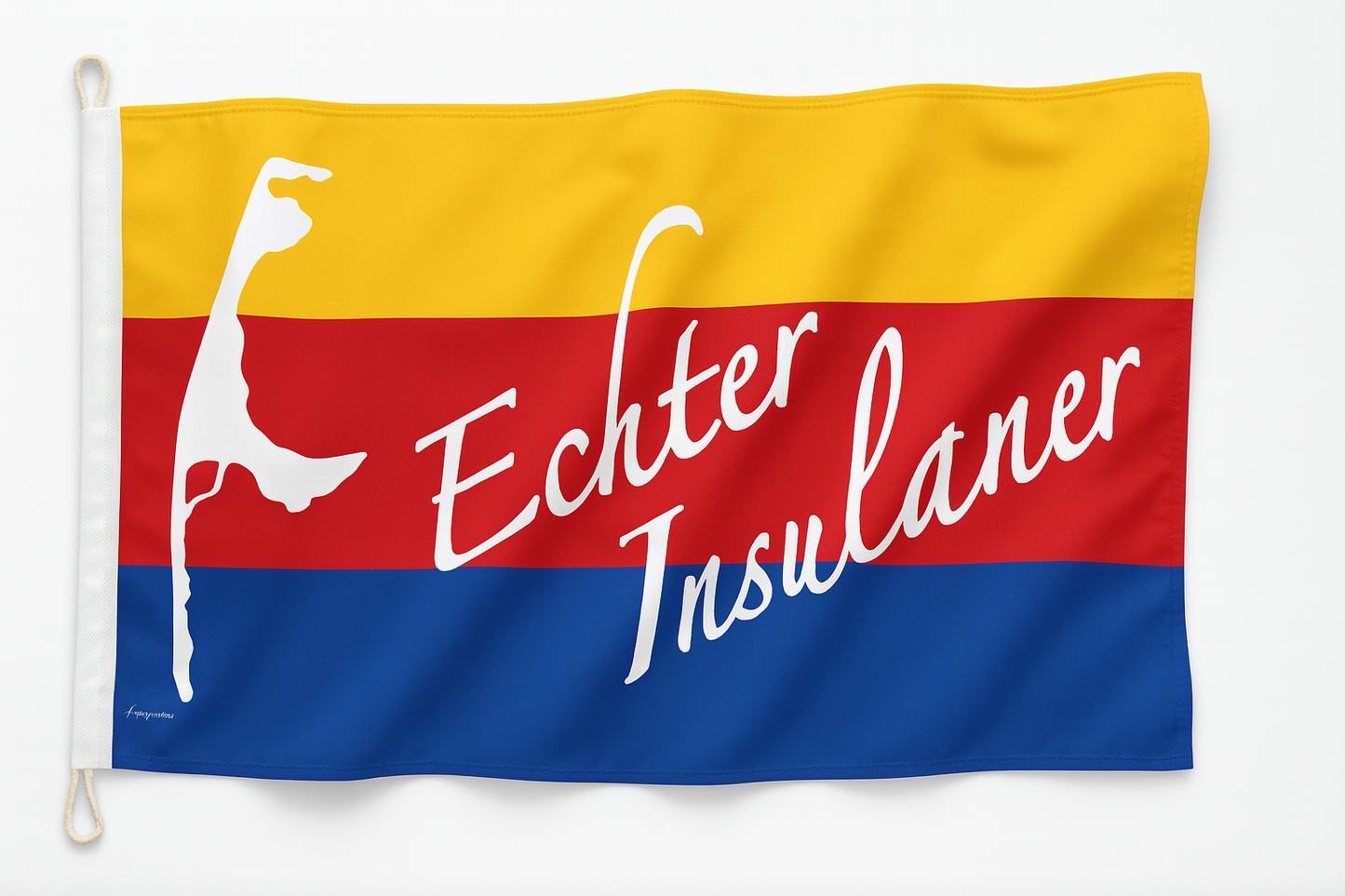 „Echter Insulaner“ Syltflagge – Stolz auf Heimat zeigen