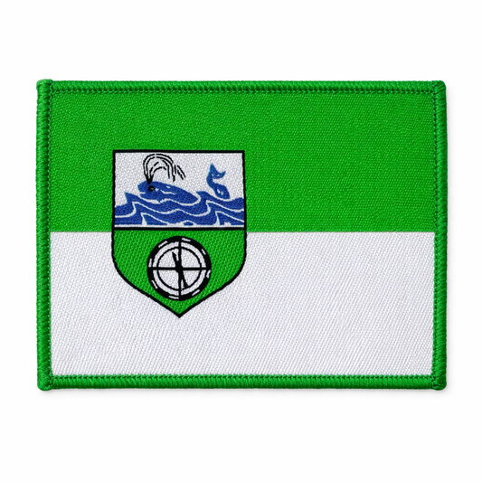Aufnäher „List Sylt“ – Sylt Patch mit Wappenmotiv in Grün-Weiß