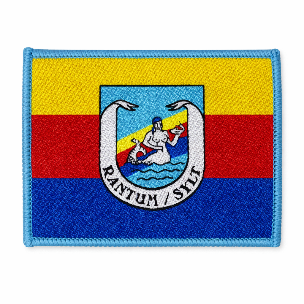 Aufnäher „Rantum Sylt“ – Sylt Patch mit maritimer Symbolik